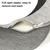 Arc Neck Pillow SN-FC592 Buckle Gray