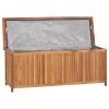 Garden Storage Box 59.1"x19.7"x22.8" Solid Teak Wood