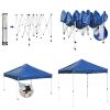 10X10ft EZ Pop Up Canopy Folding Gazebo/Navy