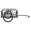 Bike Cargo Trailer 51.2"x28.7"x19.7" Steel Black