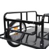 Bike Cargo Trailer 51.2"x28.7"x19.7" Steel Black