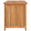 Garden Storage Box 59.1"x19.7"x22.8" Solid Teak Wood