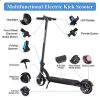 Bosonshop Electric Scooter for Adults Teen Commuting FoldableElectric Kick Scooter  LED Display Headlight 2 Level Adjustable Speeds Double Braking Sys