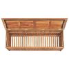 Garden Storage Box 59.1"x19.7"x22.8" Solid Teak Wood