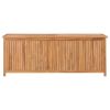 Garden Storage Box 59.1"x19.7"x22.8" Solid Teak Wood