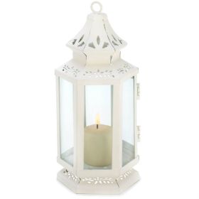 Promenade Ornate Yet Elegant Contemporary Candle Lantern (Color: Color A, size: 8 In)