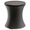 Patio Furniture Rattan Style Patio Beverage Cooler Bar Table