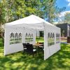 10X20ft EZ Pop Up Canopy Folding Gazebo/White